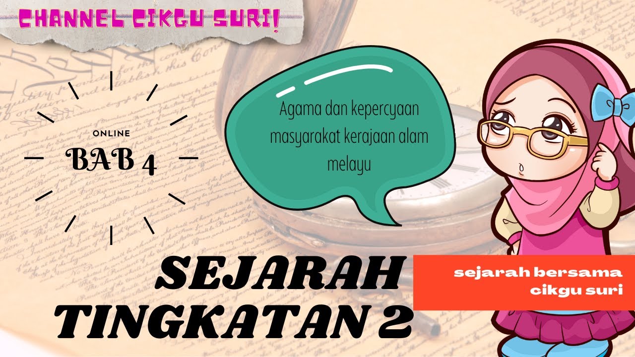 sejarah tingkatan 2 bab 4 agama dan kepercayaan